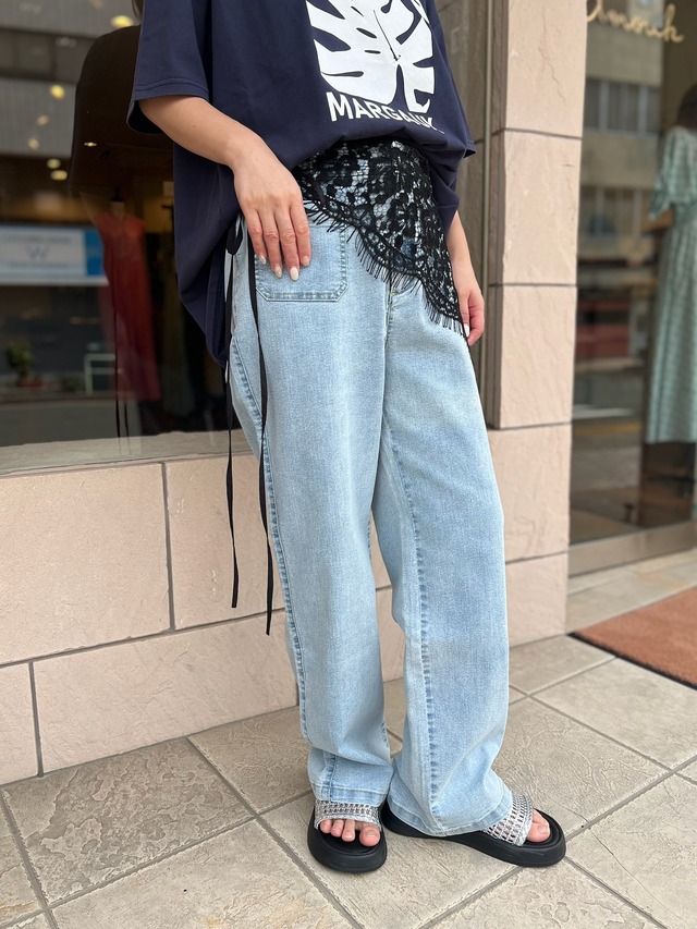Srieee / ストレッチストレートデニム