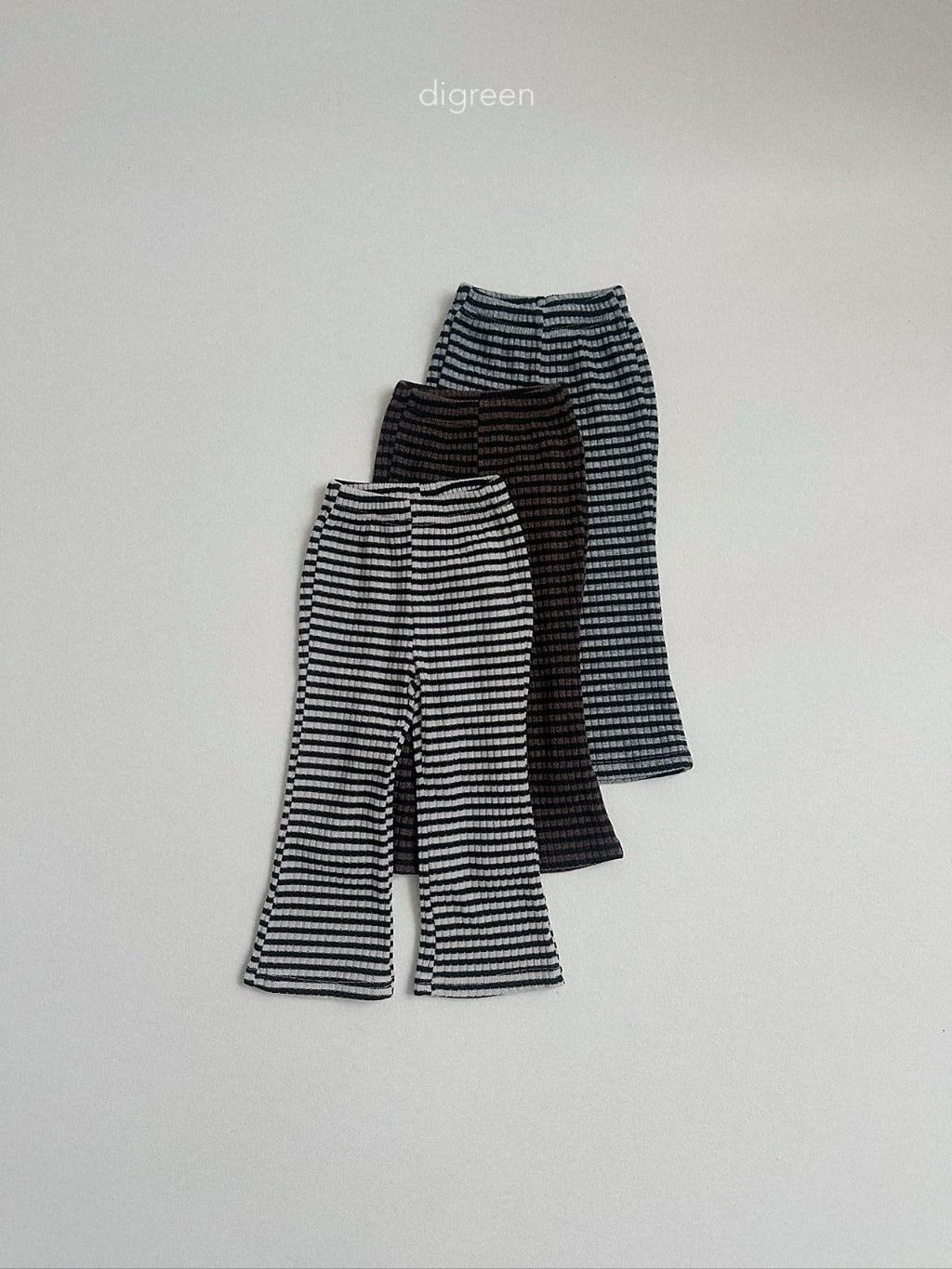 【予約】digreen Rose bootcut pants