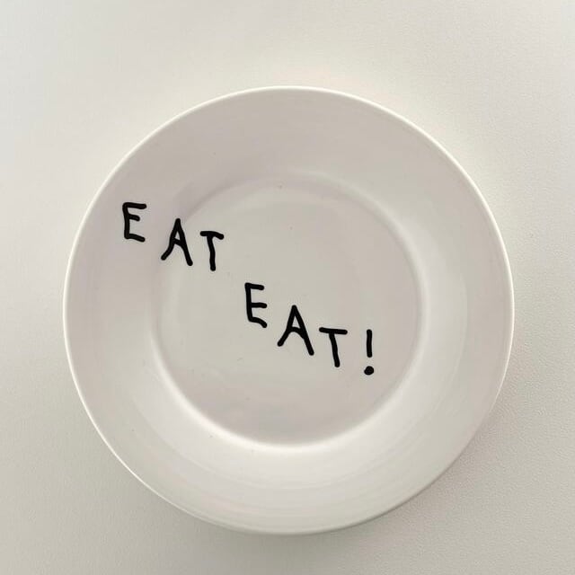 eat eat! plate / イート プレート 手書き お皿 韓国雑貨 | tokki