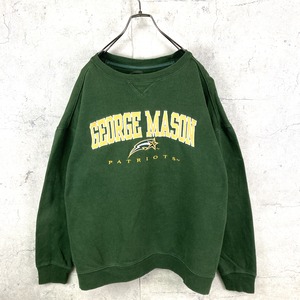 カレッジスウェット 刺繍 ジョージメイソン・パトリオッツ