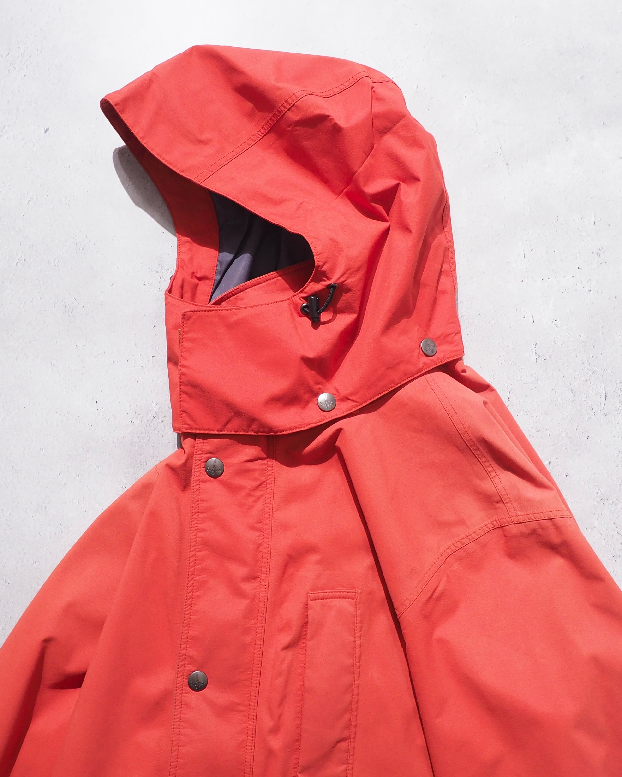 " Fox Fire - GORE- TEX " Carrot Orange color Technical nylon jacket