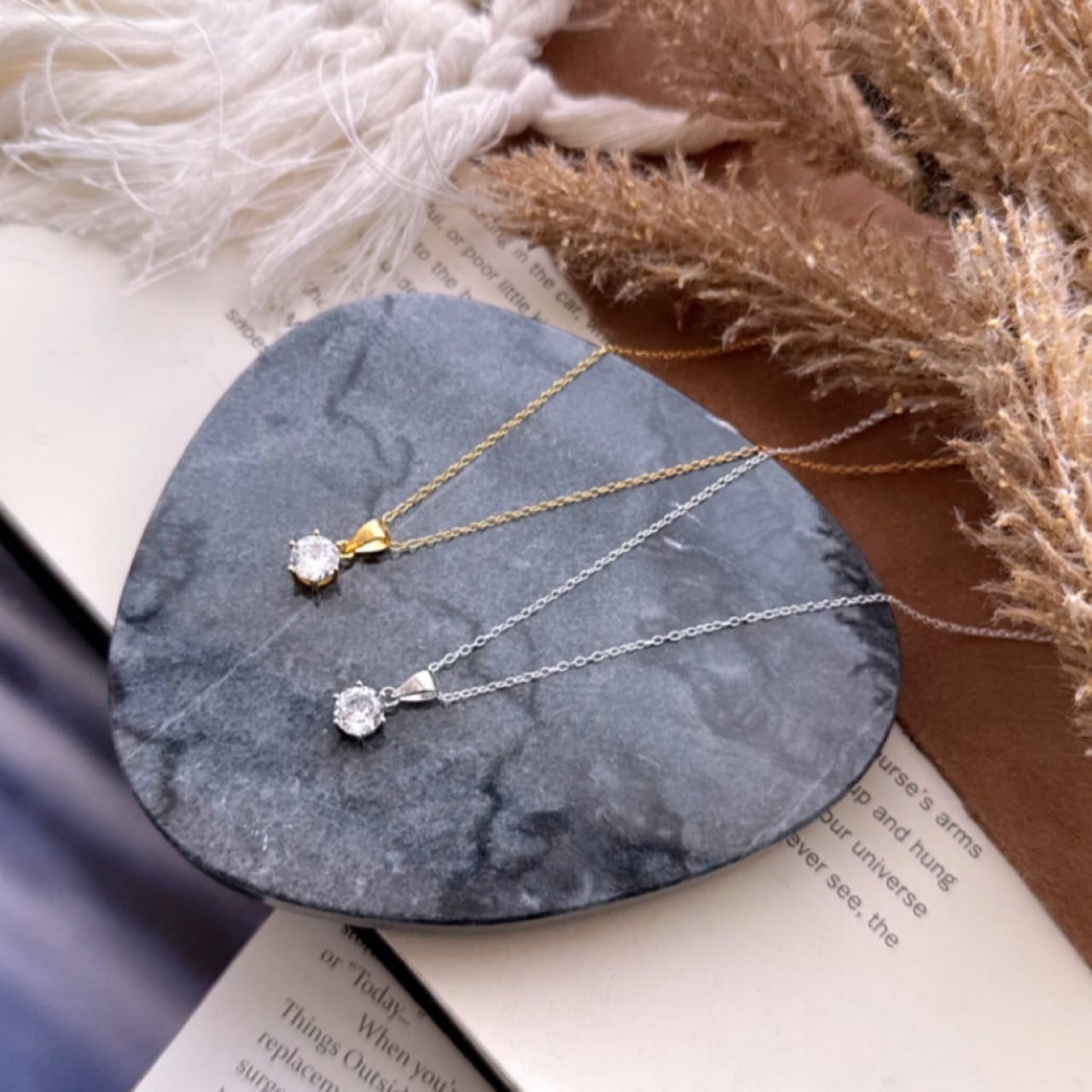 SV925 Zirconia Cubic Necklace | Akto