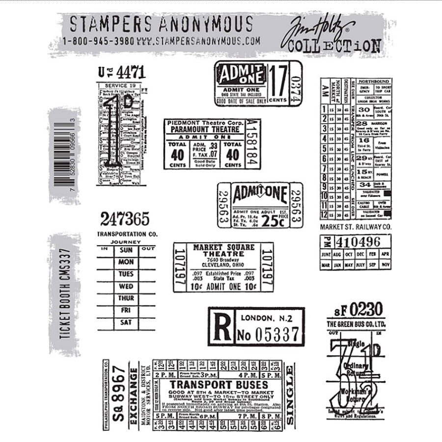 Tim holtz ラバースタンプセット 予約商品】 Tim Holtz クリング