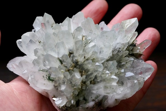 クォーツ/クローライト/パイライト Quartz/Chlorite/Pyrite