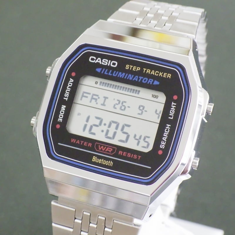 カシオ スタンダード ABL-100WE-1AJF シルバーカラー デジタル