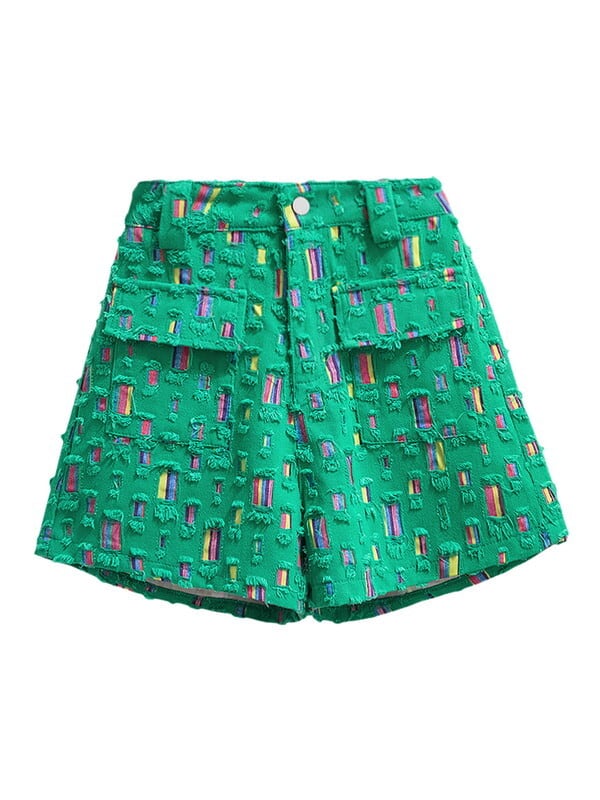 unique colorful rainbow short-pants 3color【NINE9044】 | NINE9U
