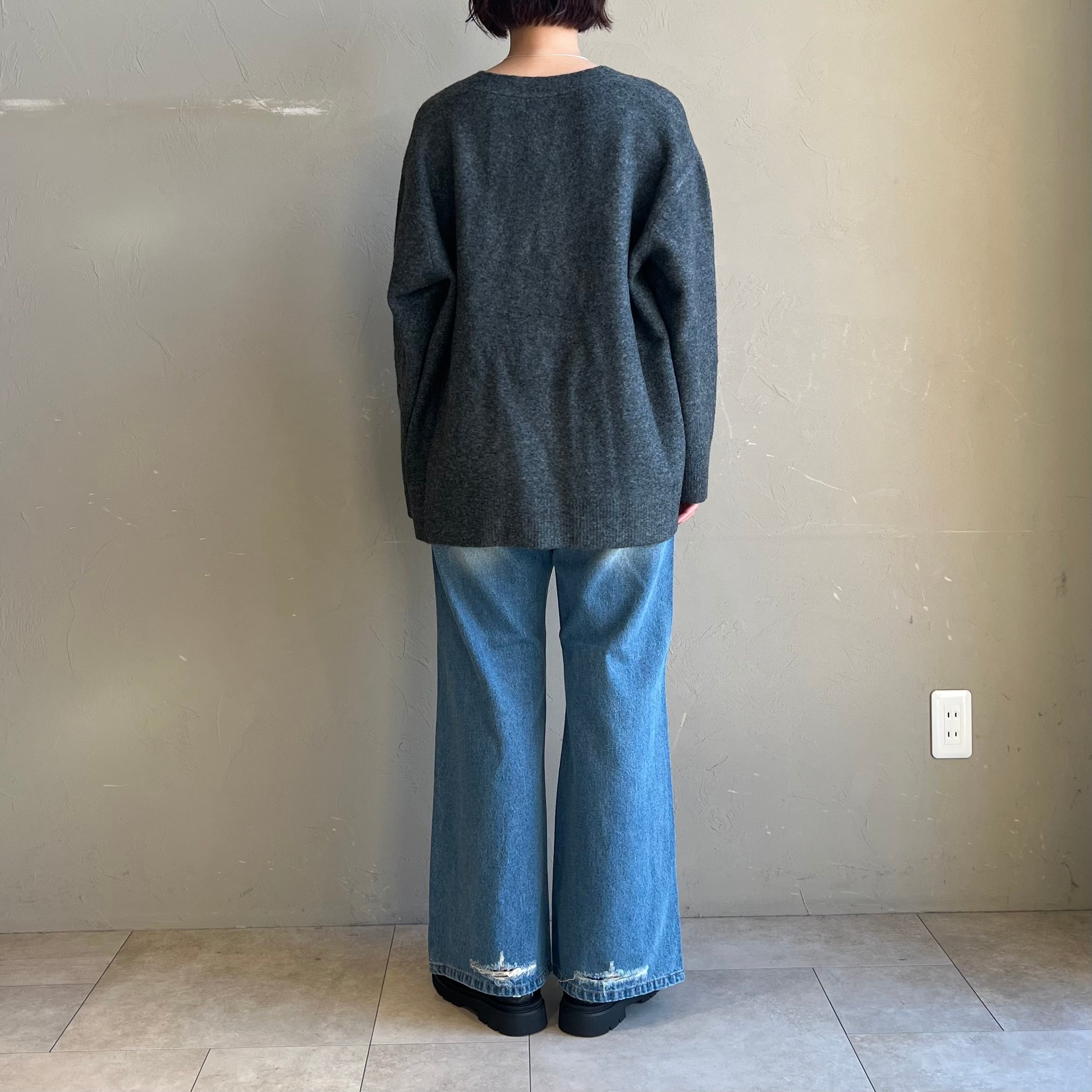 ROSIEE 】レタリング刺繍ニットカーディガン | valance 福井