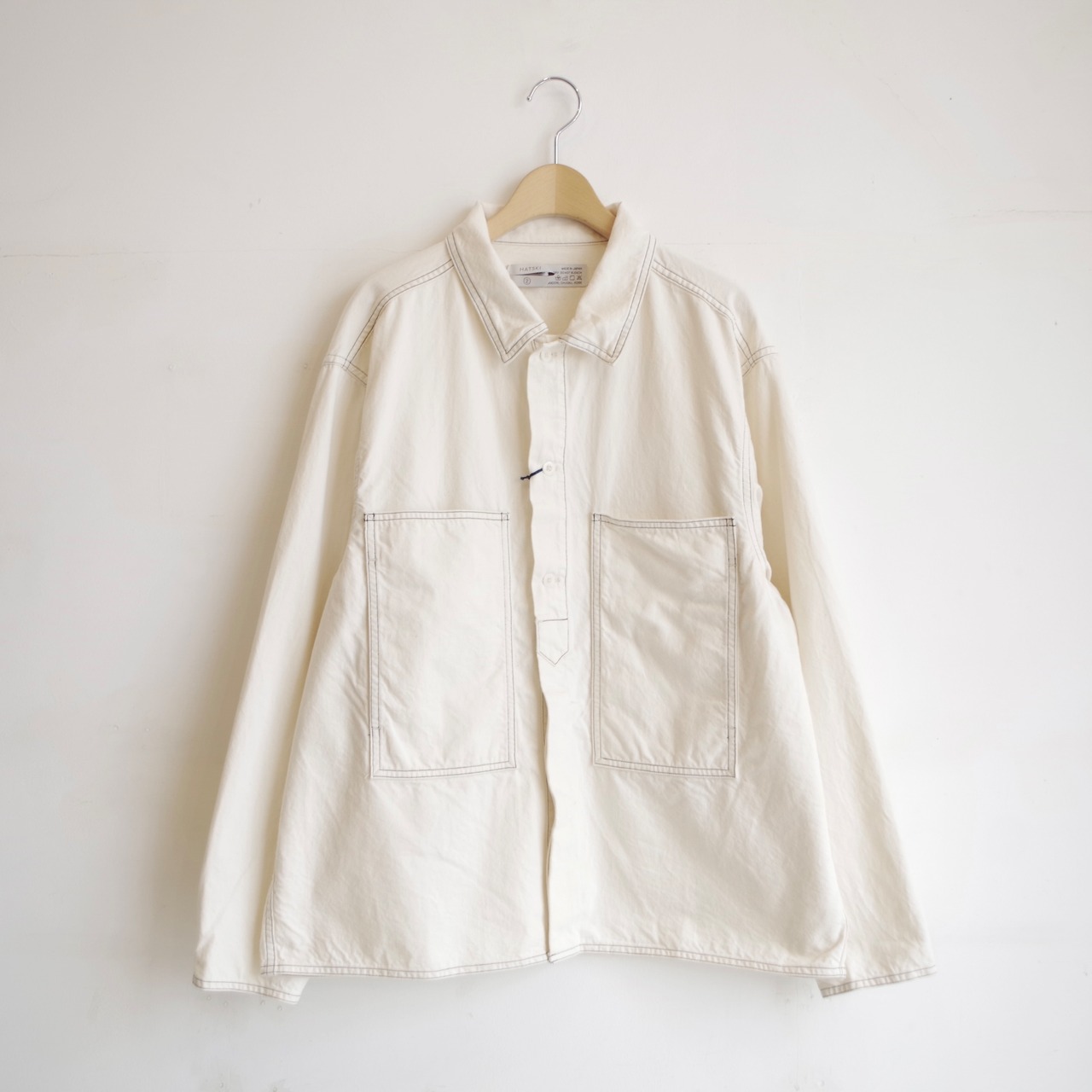 HATSKI  Faux Pullover Denim Shirt