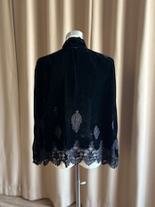 classic black velour tops-5139-2