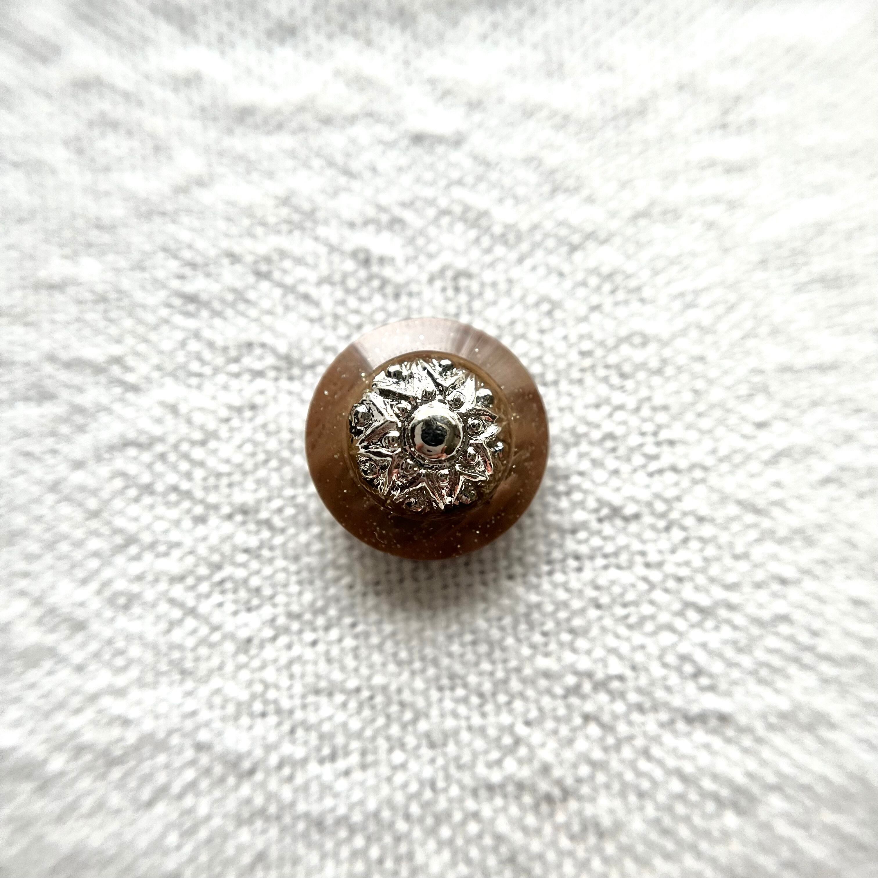 ブラウン シルバースターフラワー 13mm