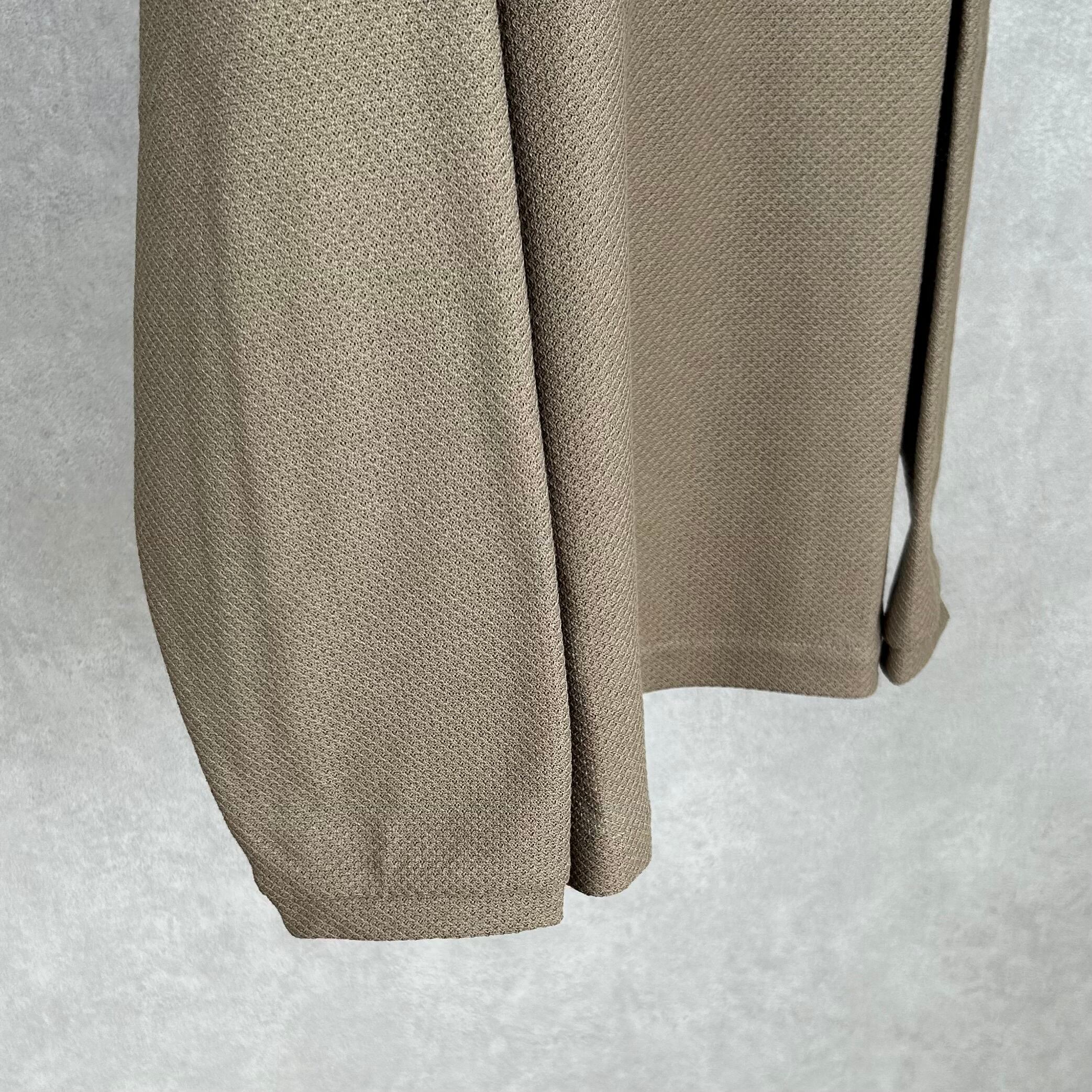26SS》【STILL BY HAND】MOSS STITCH SKIPPER SHIRT スティルバイ