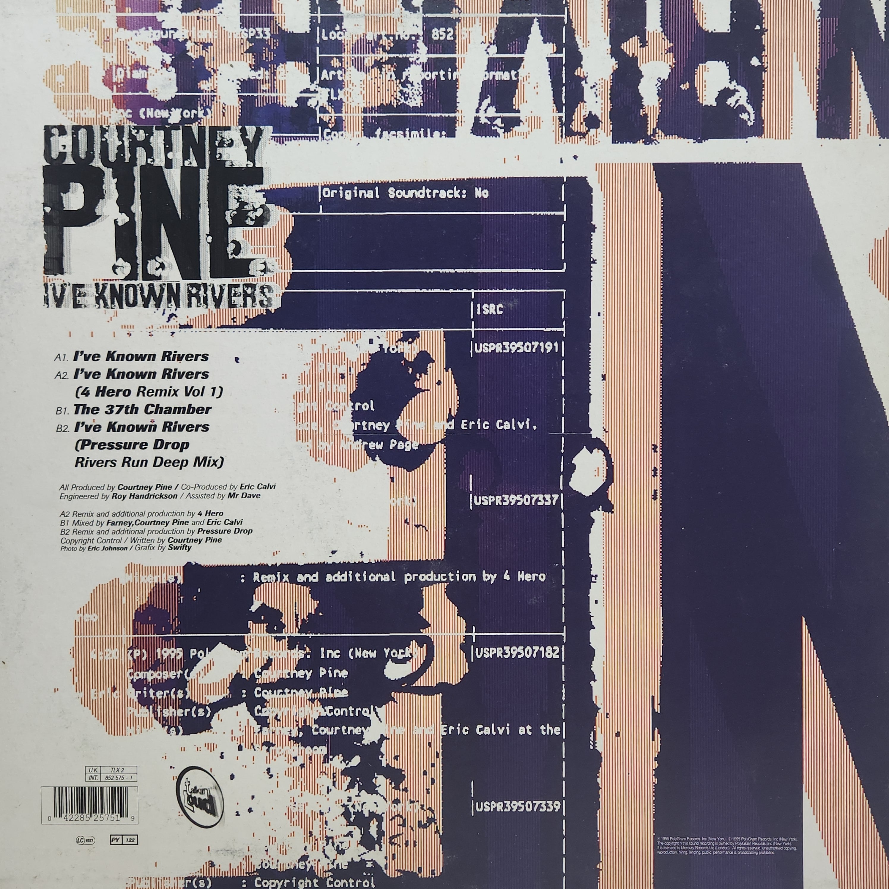 Courtney Pine / I've Known Rivers [TLX 2] - 画像2