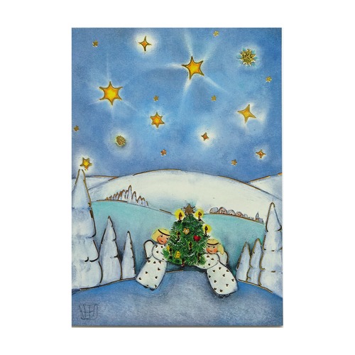 クリスマスポストカード　HANNELORE VIER  LAG-2062
