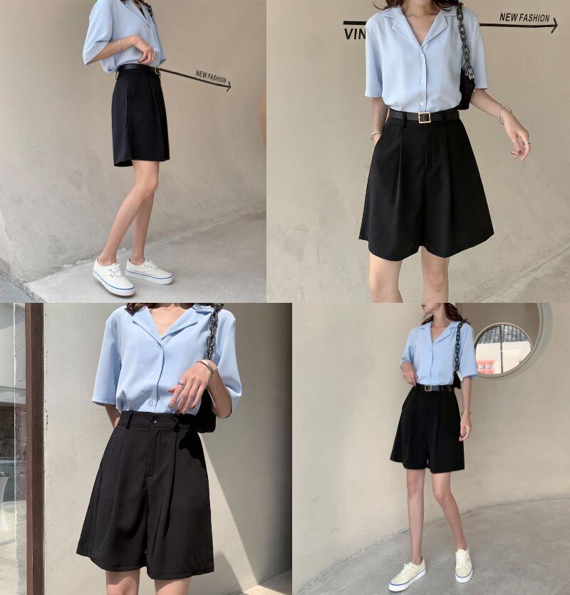 メール便】タックハーフパンツ／pants534 | DAY CLOSET