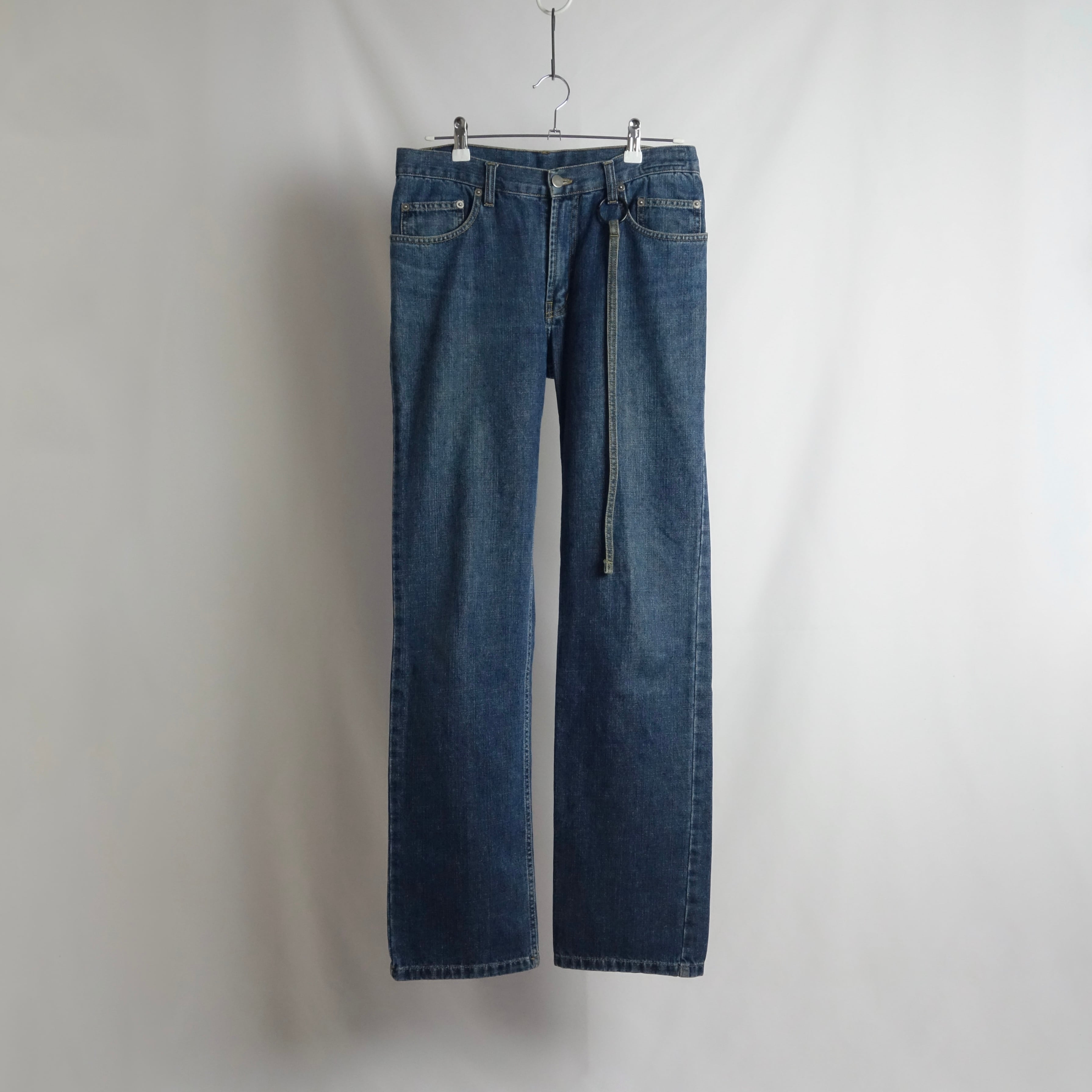 25SS】 ANCELLM USED STRAIGHT 5P DENIM PANTS (BLACK) ANC-PT82 | PAY ID