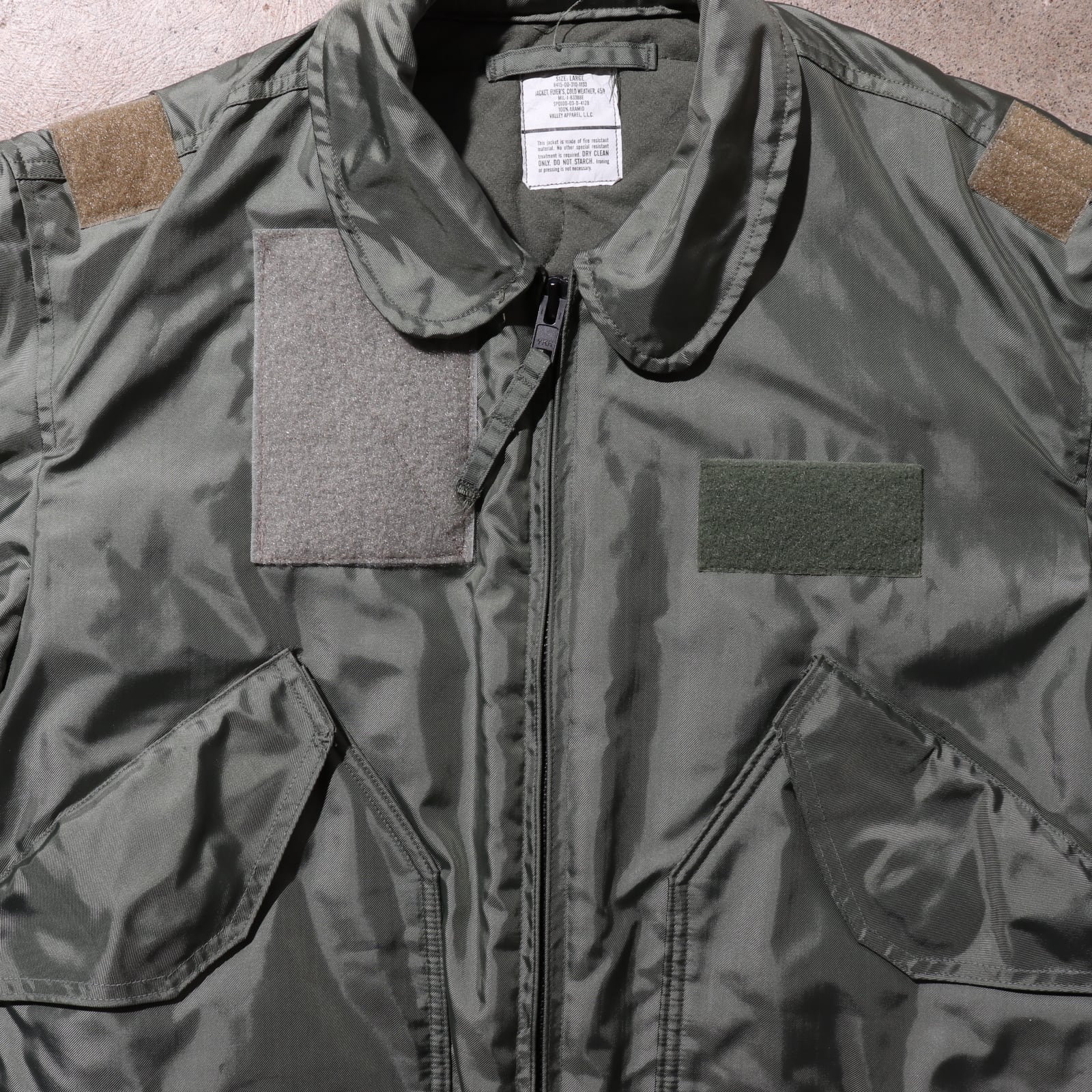 米軍実物 CWU-45P Nomex フライトジャケット 2010年 Large