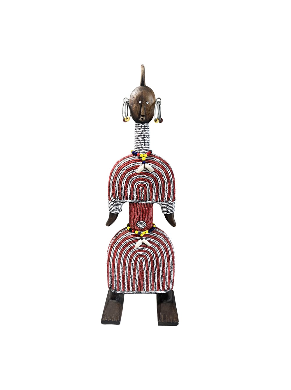 ナムジ族の人形 Black & White シンプルながら美しかわいい✧ インテリアにもなじみ