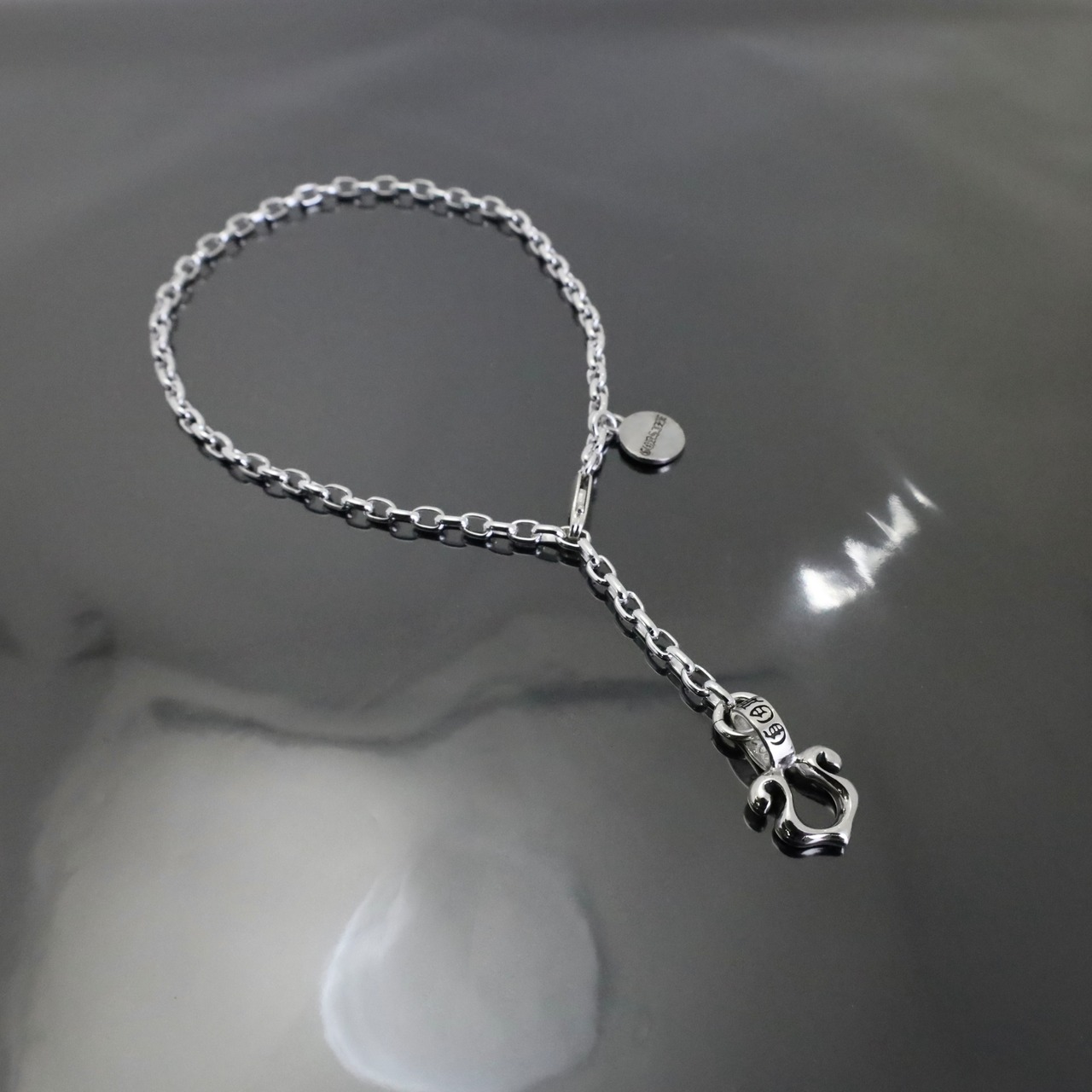 CHAIN ANKLET #2 [TINY RHYTHMIC HORSESHOE] / タイニーリズミックホースシュー#2チェーンアンクレット