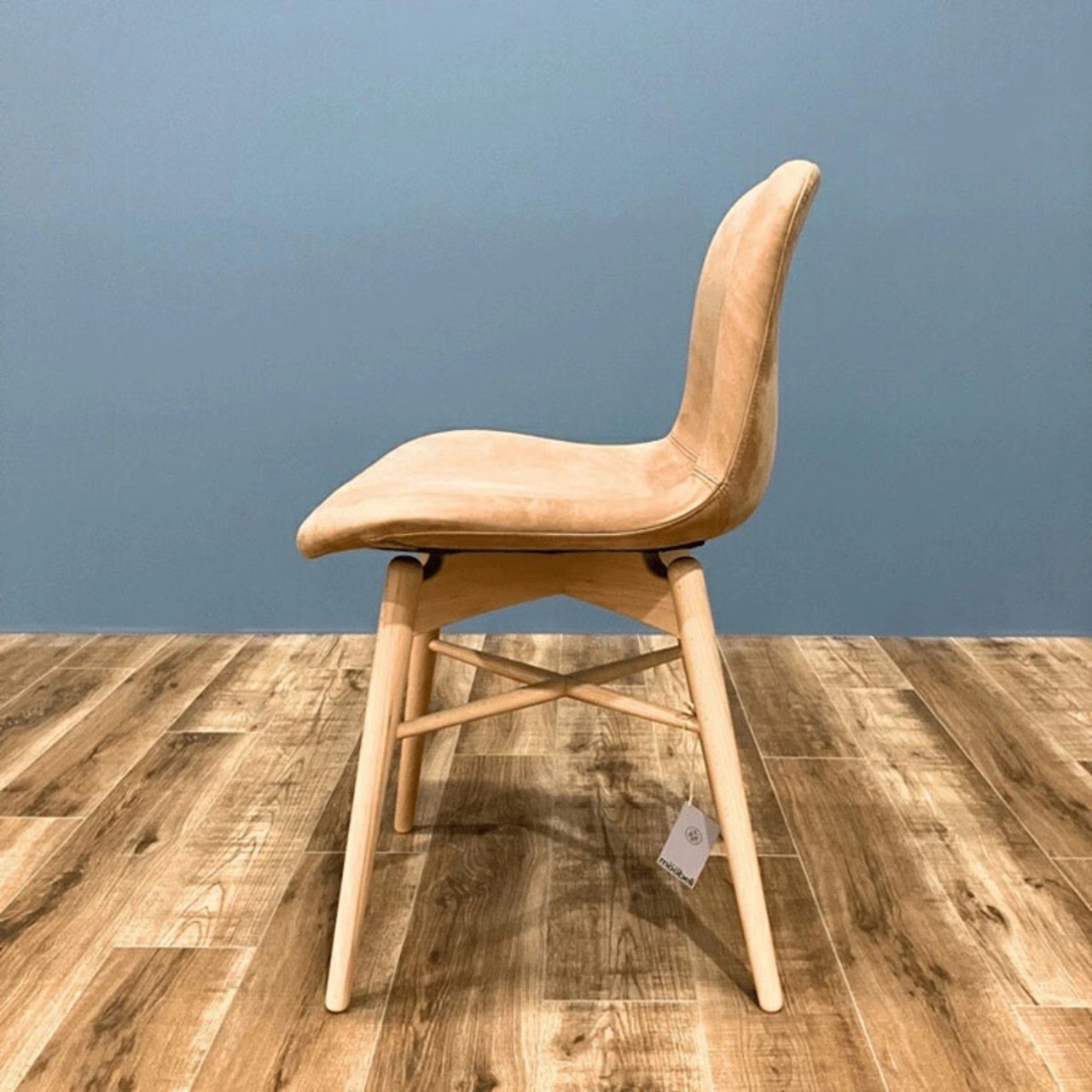 NORR11 Langue Chair Wood ノアイレブン ラングチェア ウッド ダイニングチェア レザー【モデルルーム展示品】【中古】【200サイズ】