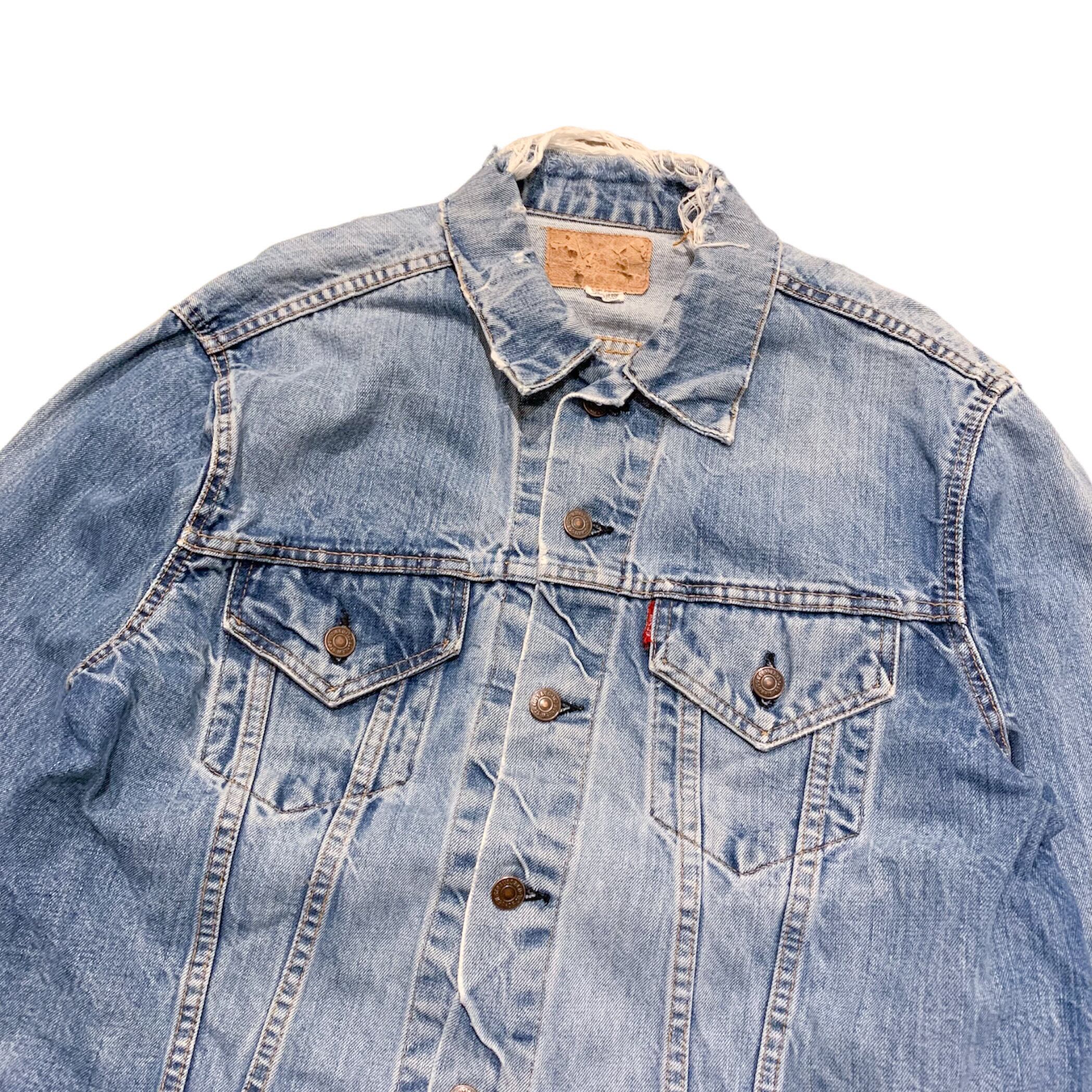 60's LEVI'S 70505 BigE Denim Jacket ビッグサイズ 46 48 ジャンク