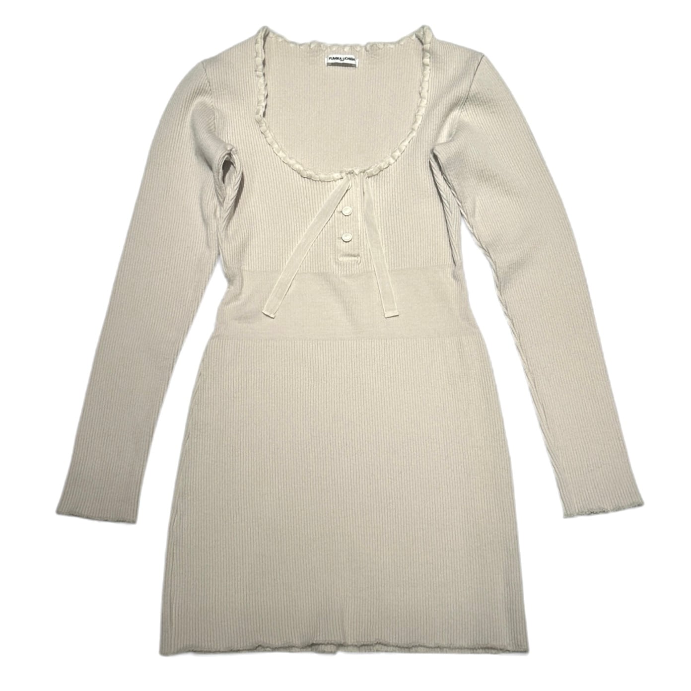 FUMIKA_UCHIDA  [RIB STITCH HENLEY-NECK UNDERU WEAR]