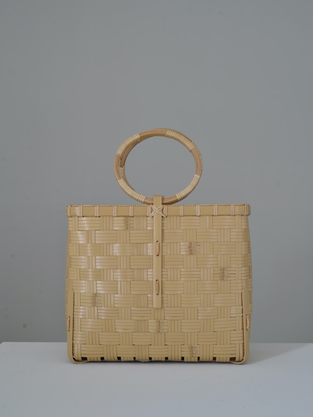 吉田佳道 YOSHIMICHI YOSHIDA｜籠バック checkers bag wh