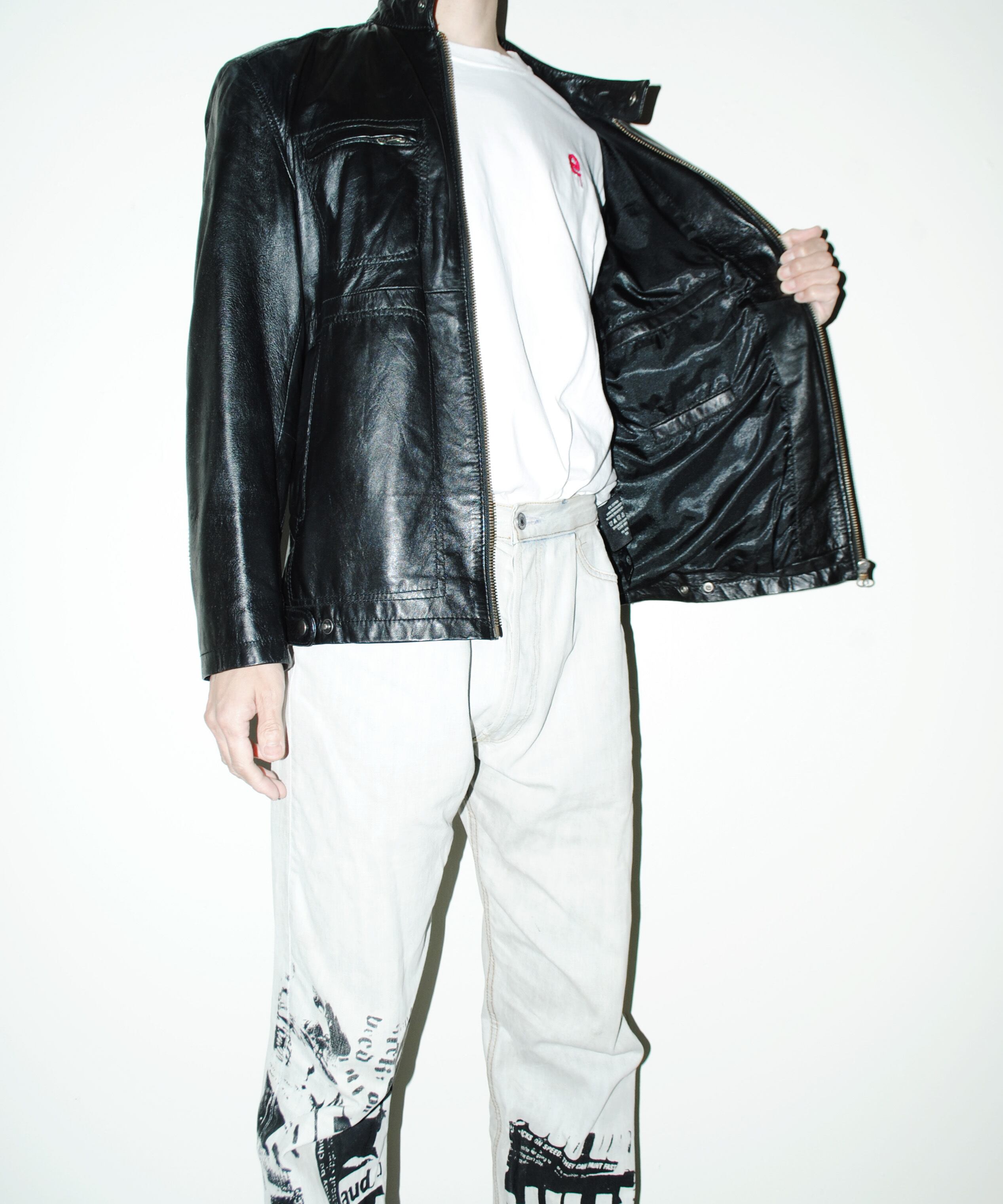 80〜90's VINTAGEイギリス製C.C.C. JAMES JACKET VINTAGE) 1980'S～ MADE IN ENGLAND C.C.C. CHECKERED FLAG PANEL