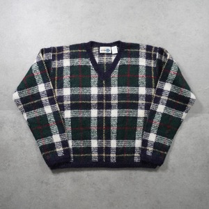 80s〜 MOHAIR ACRYLIC sweater M相当 古着