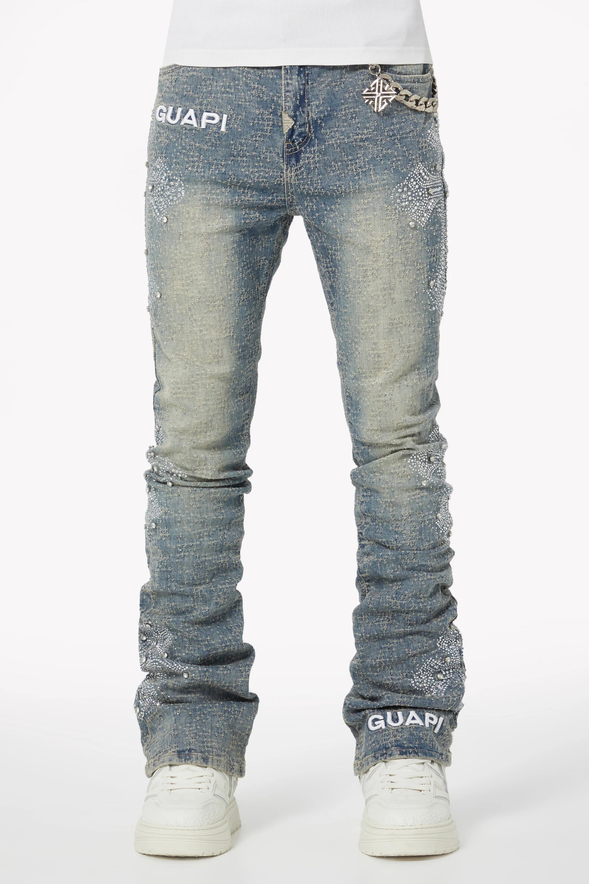 GUAPI / DISTRESSED CROSS DENIM | HOLICK