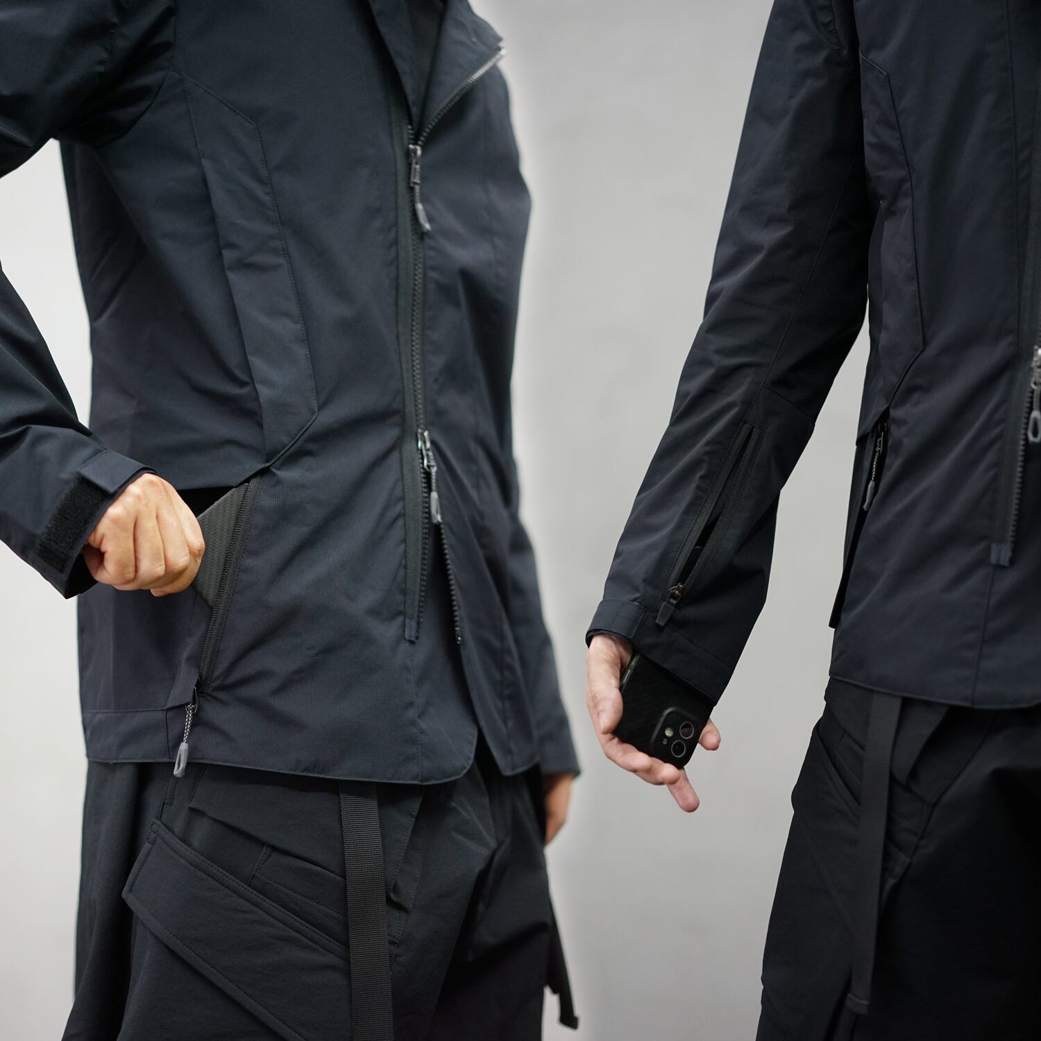 NOSUCISM 24SS ガンポケットマルチポケットスーツジャケット | テック