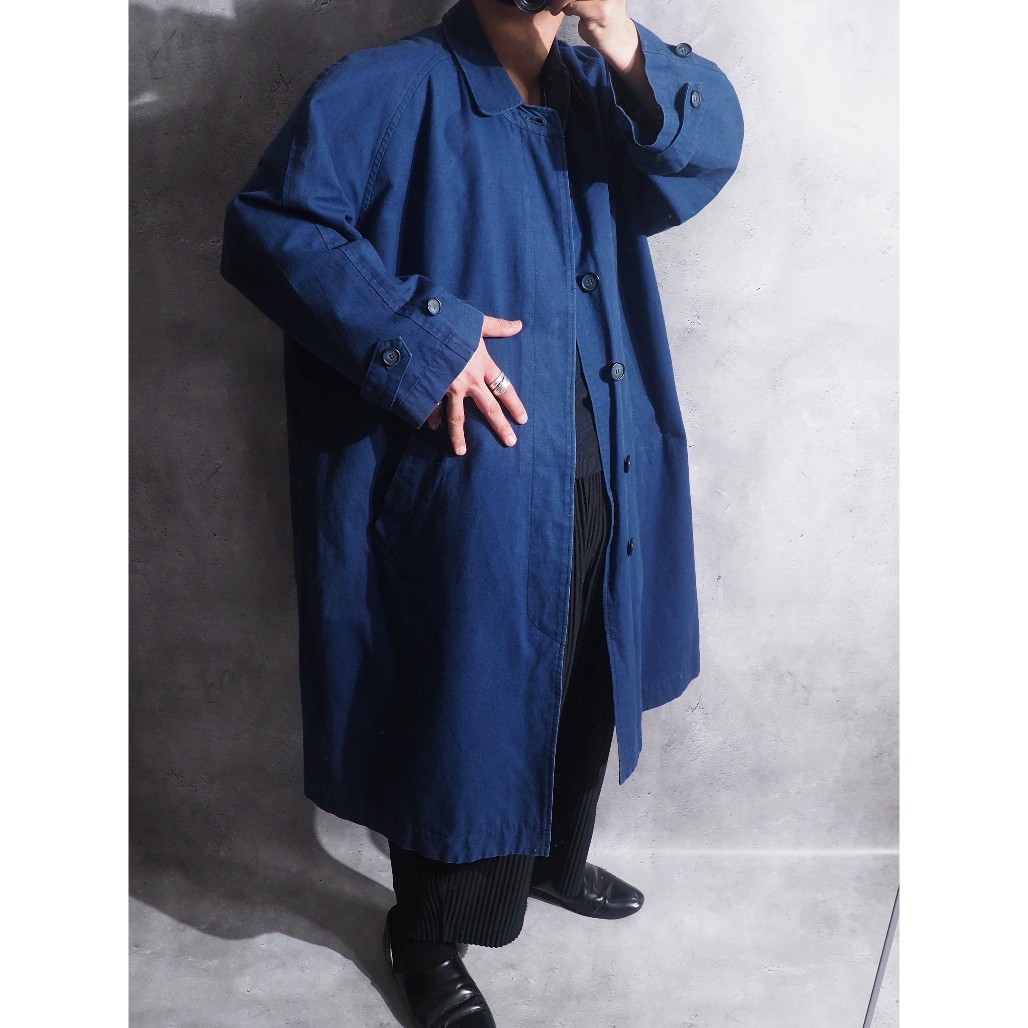 1980 - 90s Beautiful Midnight Blue color vintage Moleskin coat