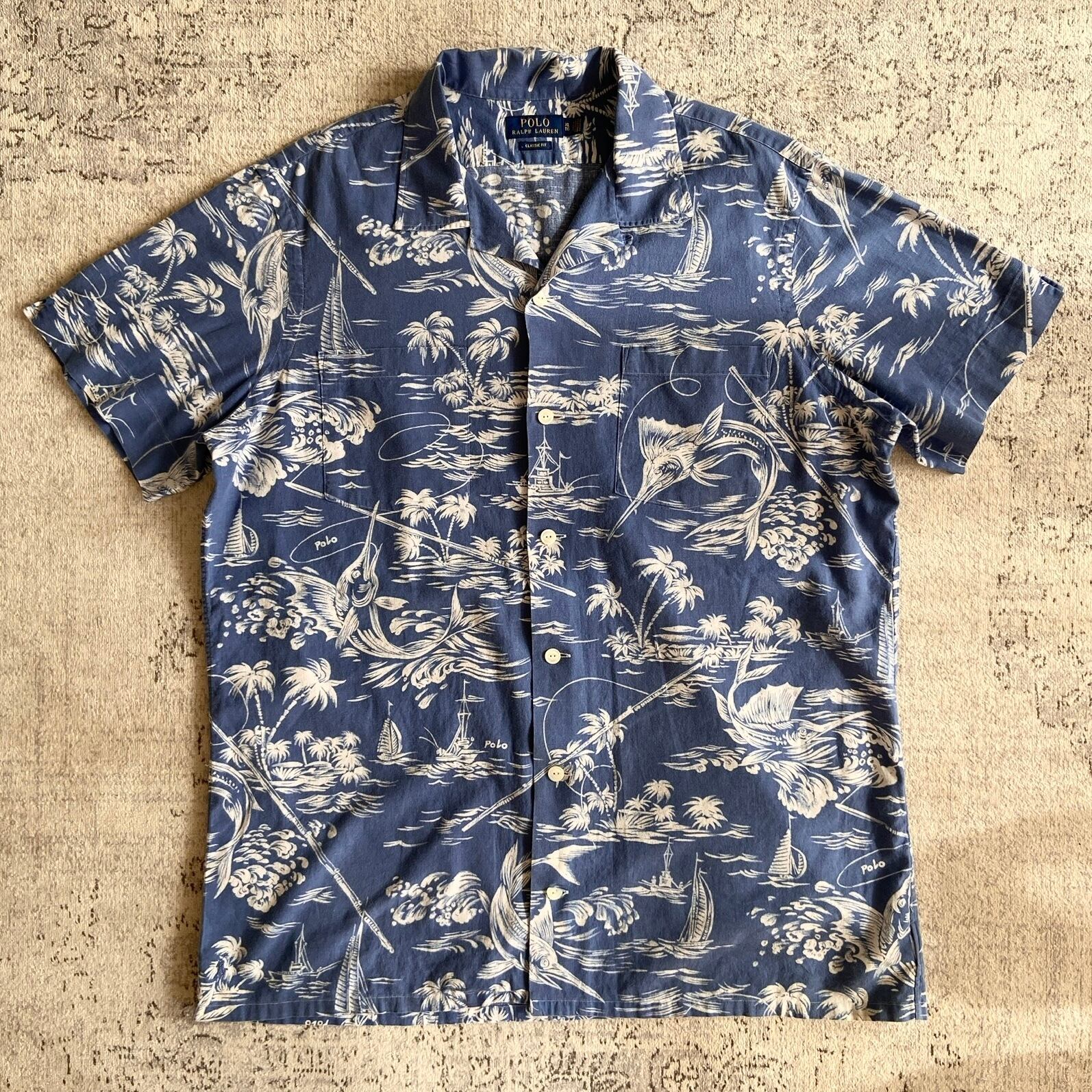 Polo Ralph Lauren Aloha Shirt XL F729
