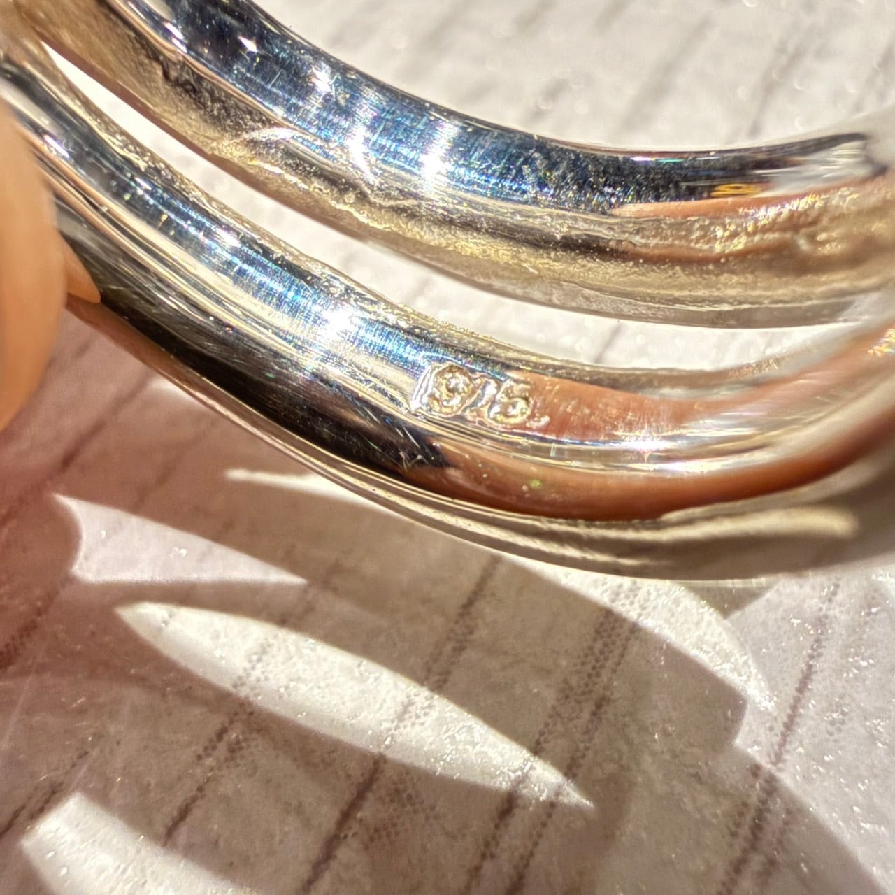 2 LINE GAP DESIGN RING-SILVER925-チェーンリング | maryland_accessories
