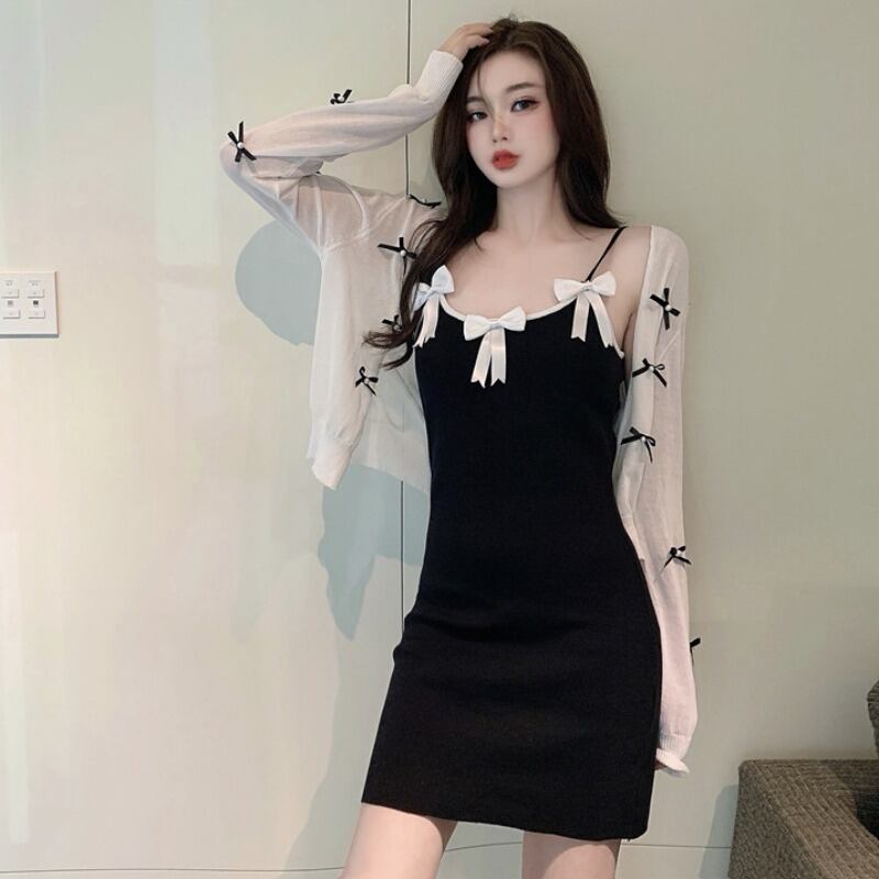 オータムリボンニット 秋物 ハンチェンe6014815567