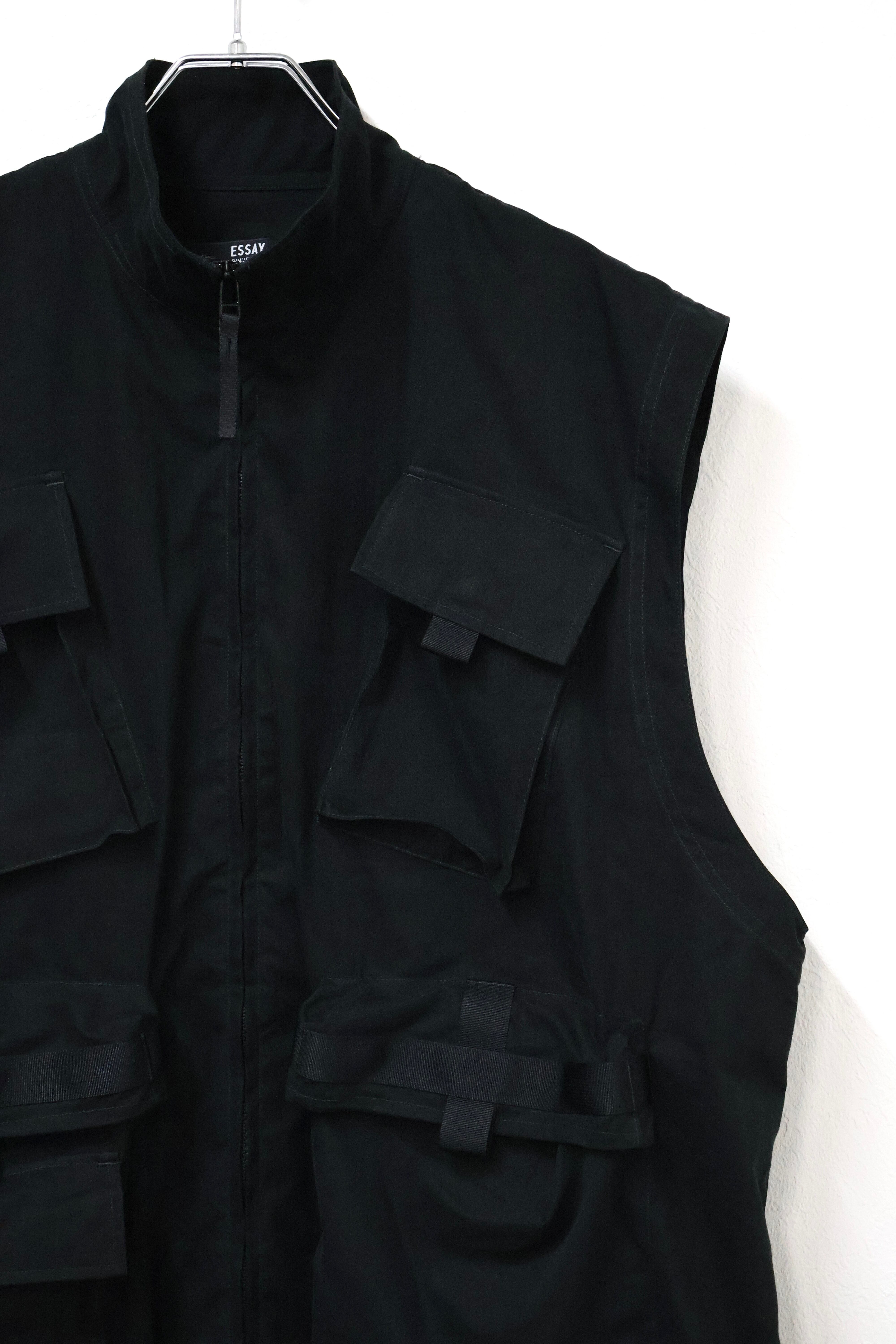 ESSAY UTILITY VEST -BLACK- | OoaLL