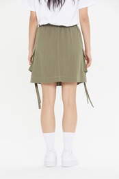 STRAP CARGO SKIRTS_KHAKI