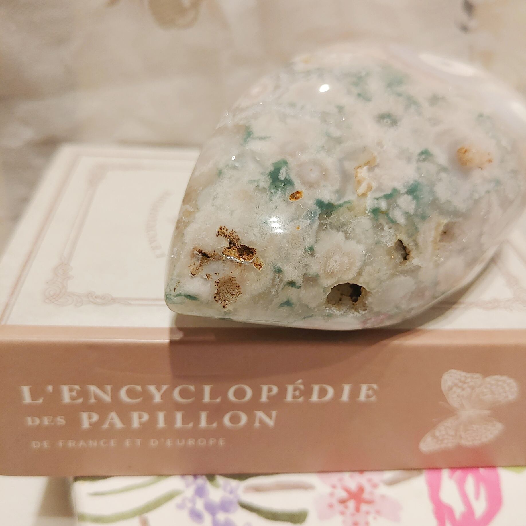 ピンクアメジスト&フラワーアゲートフリーフォーム | Happy♡haru