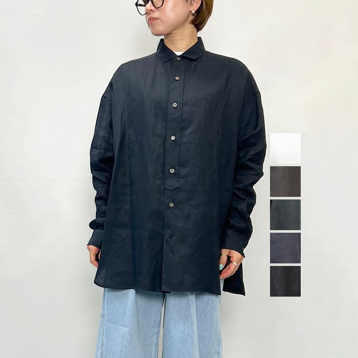 TICCA ティッカ リネンスクエアビッグシャツuni TBFS-402 2026春夏新作