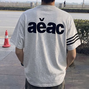 スリーブラインバックロゴルーズTシャツ 4col   A00362
