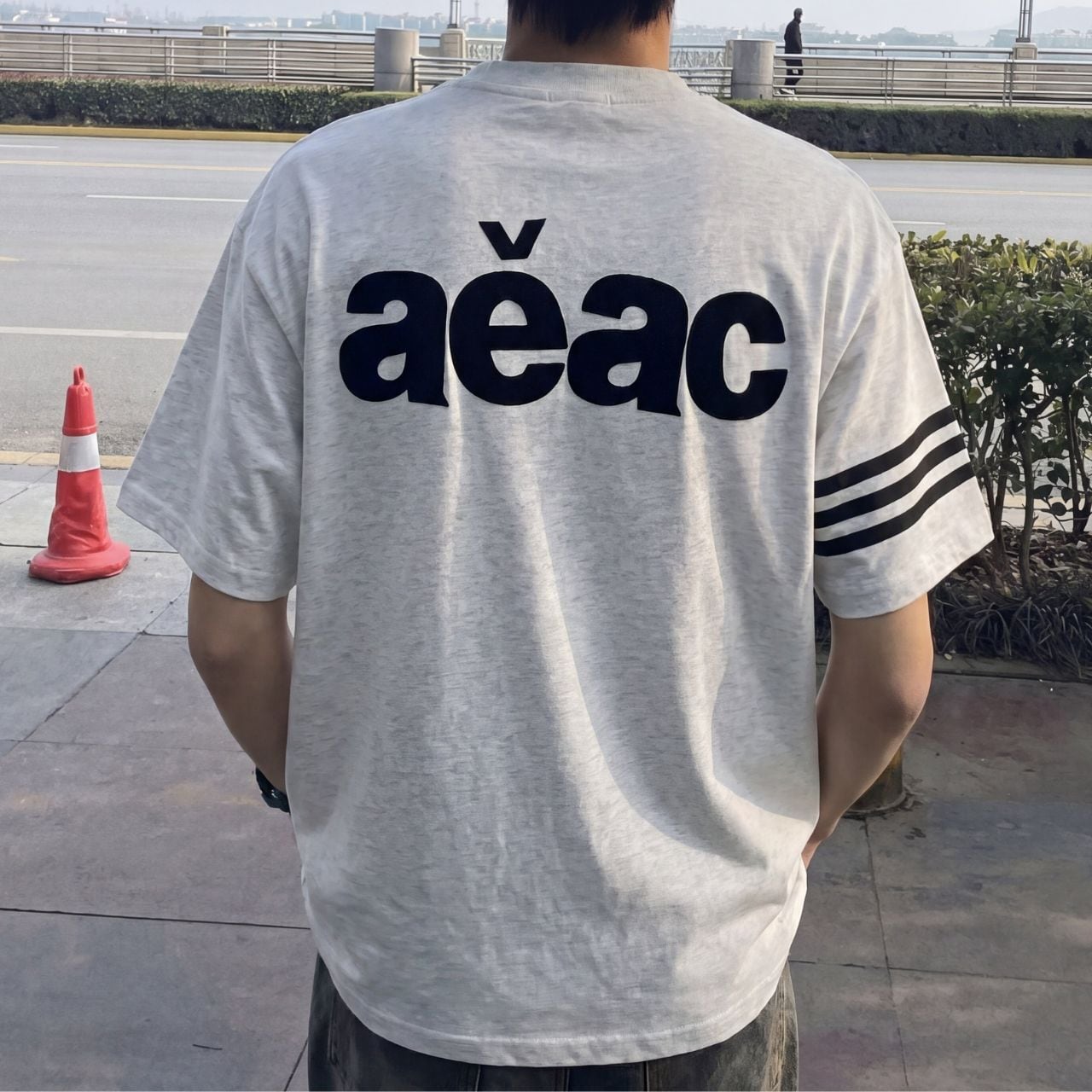 スリーブラインバックロゴルーズTシャツ 4col   A00362