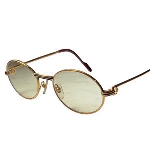 vintage CARTIER oval frame glasses “Trinity”