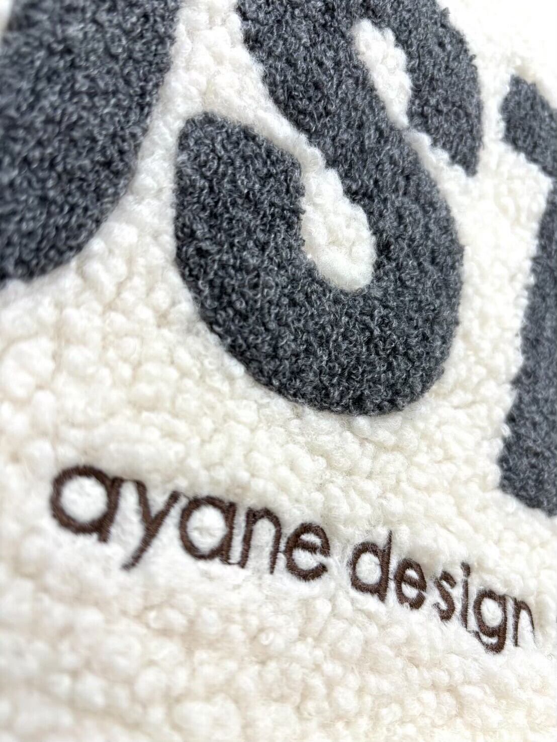 ayane アヤン】バックロゴ刺繍ボアブルゾン | otwostore