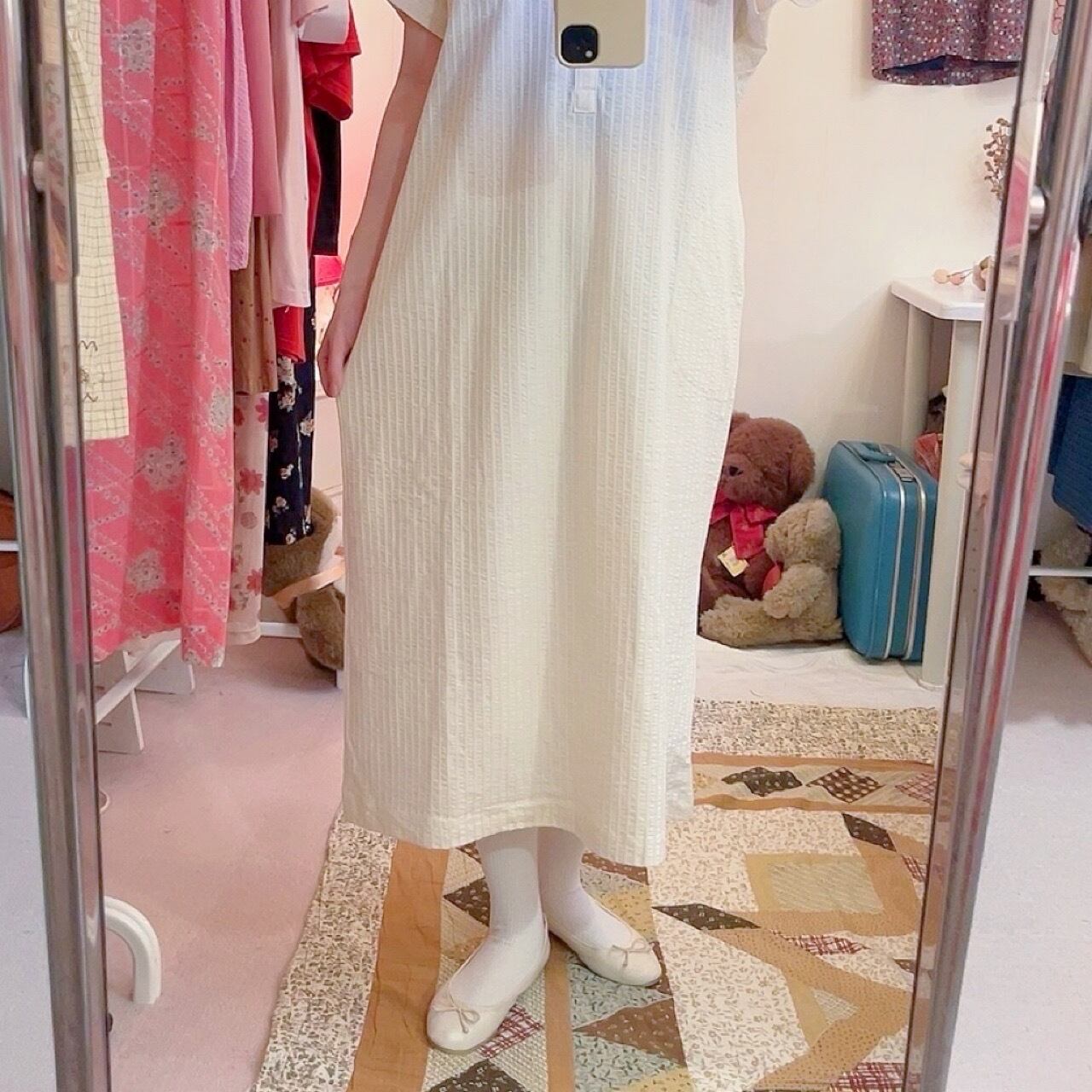 flower pocket neglige one-piece