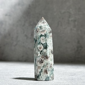 グリーンフラワージャスパー タワー42◇ Green Flower Jasper ◇天然石・鉱物・パワーストーン