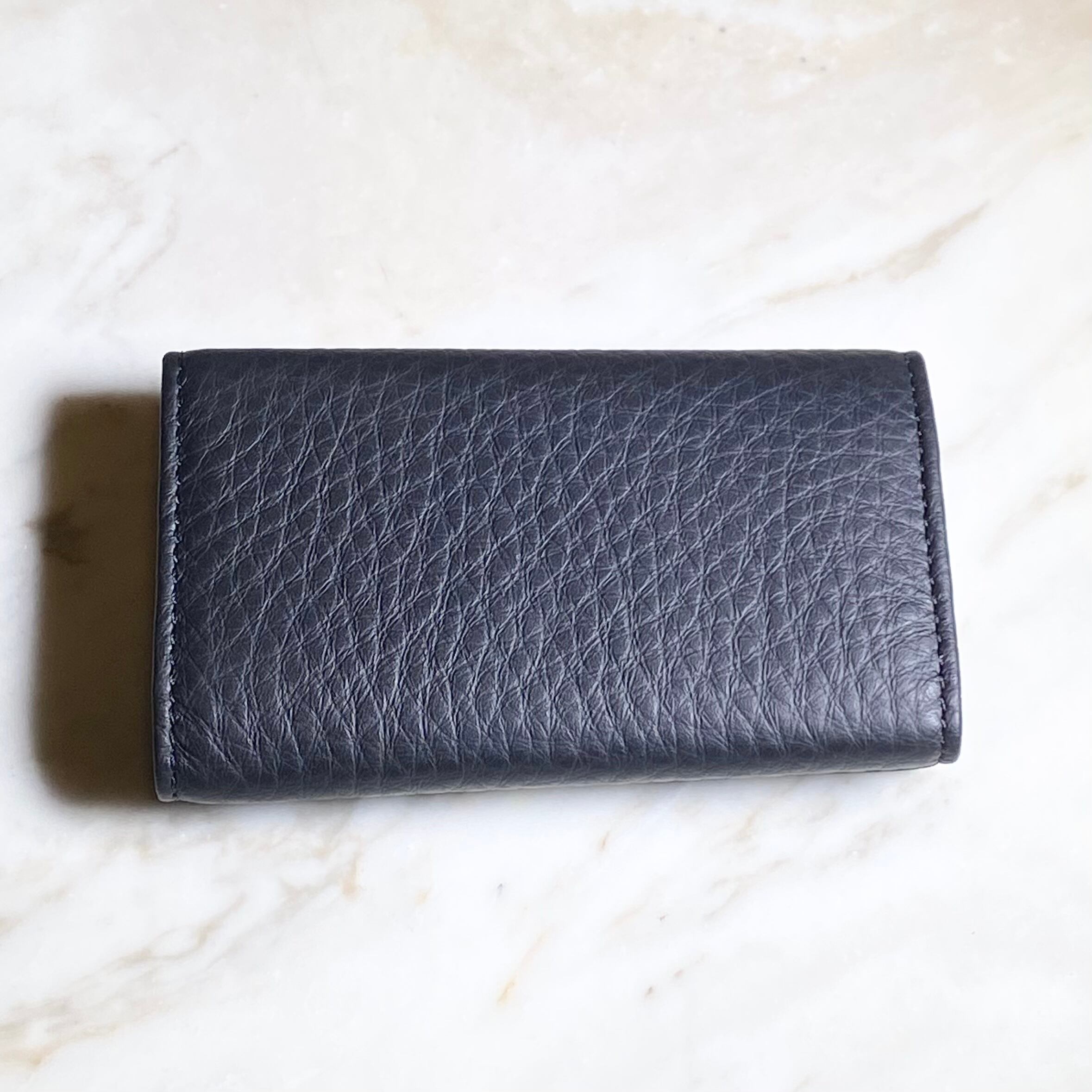 ERMENEGILDO ZEGNA leather key case | NOIR ONLINE