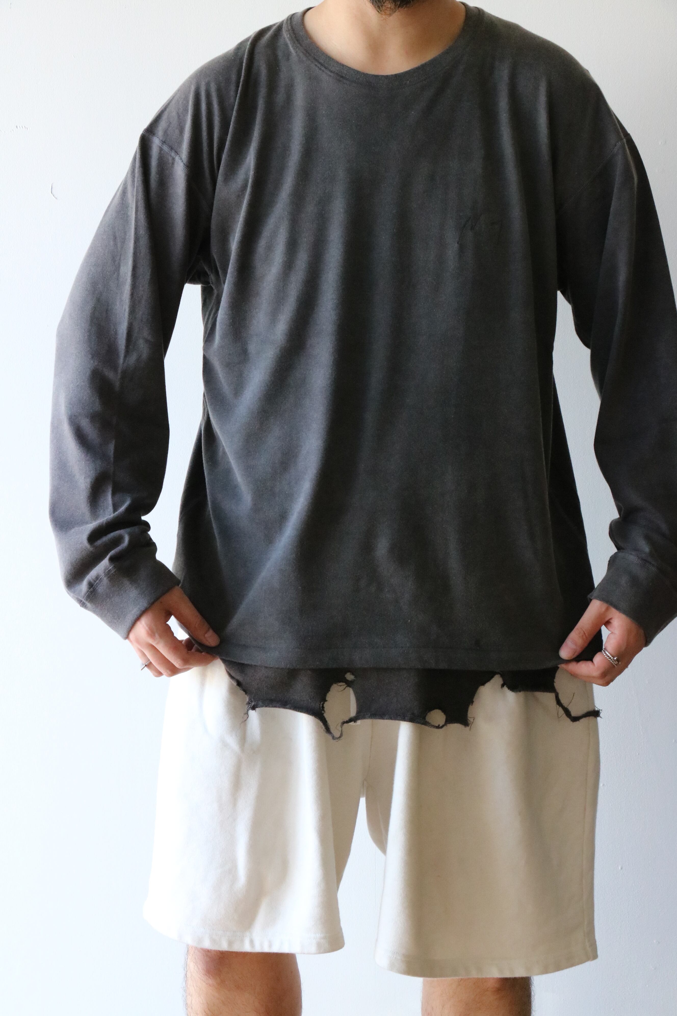 Ancellm - UNEVENNESS LS T-SHIRT- / ANC-CT132 / アンセルム アン