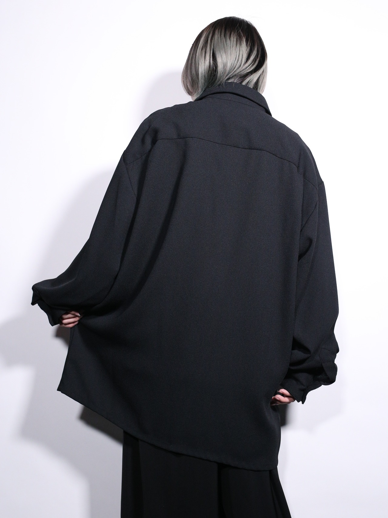 龍 embroidery oversize shirt - 6