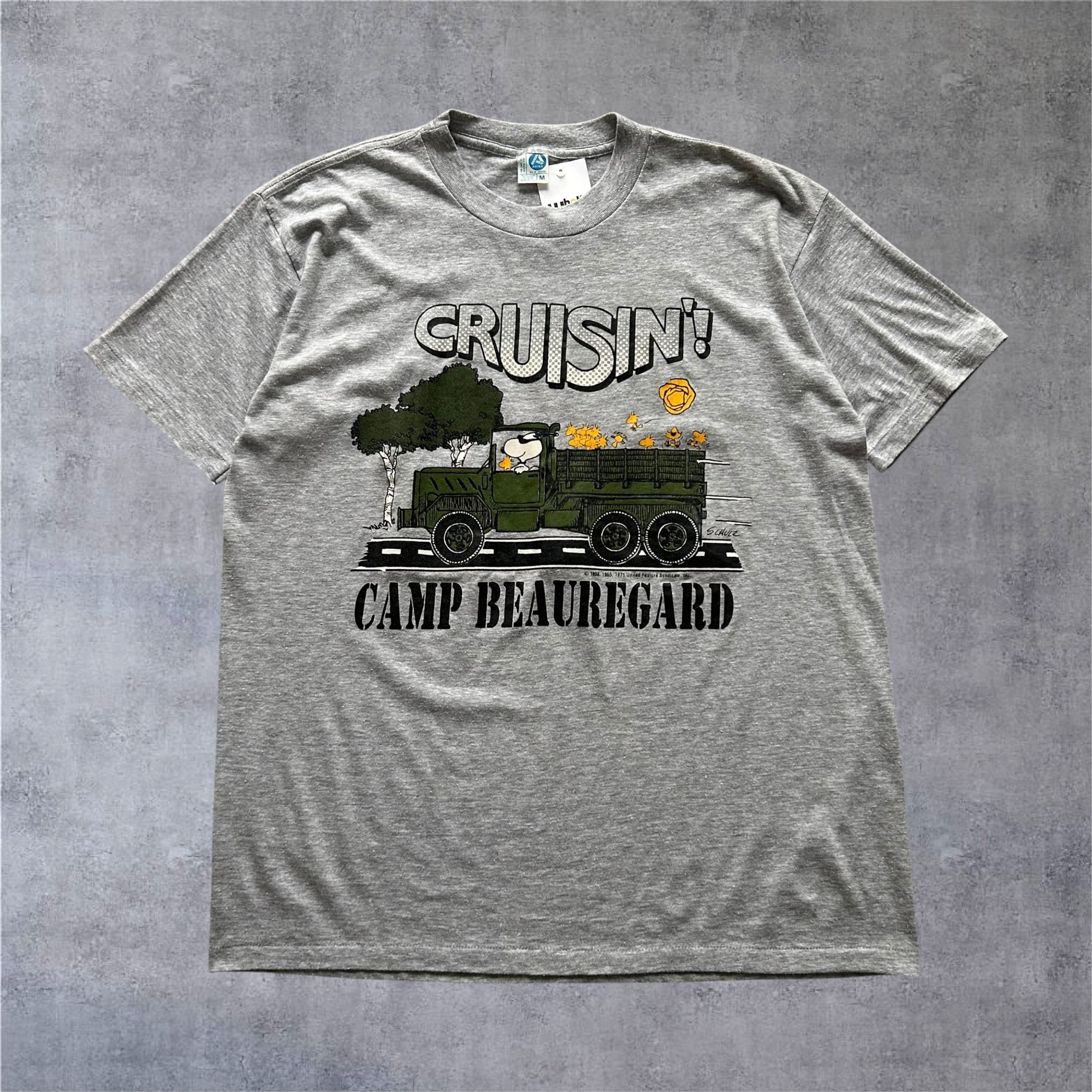 〜1980s Snoopy "Camp Beauregard" T-shirt【高円寺店】