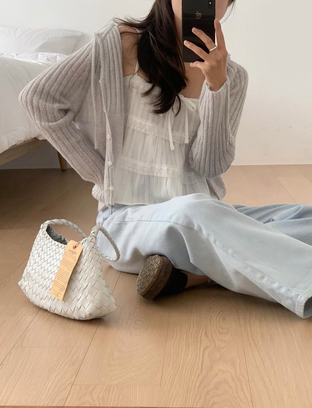 (LITER)  nana lace bustier blouse