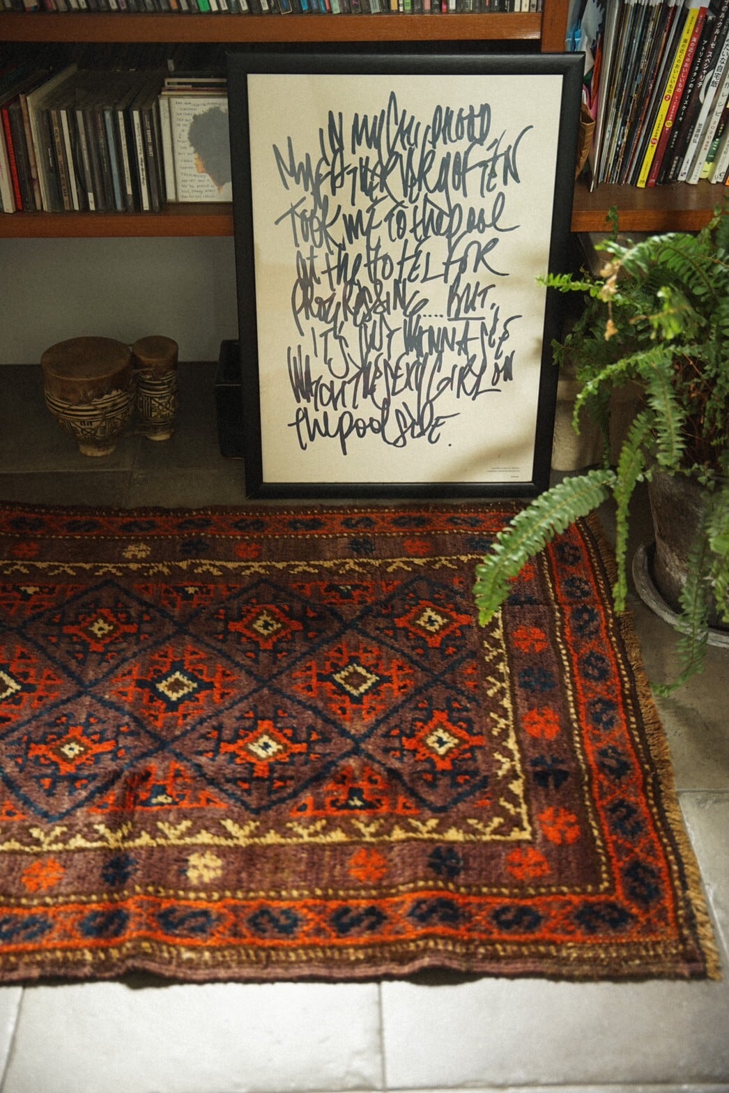 715 -Semi Antique Sistan Baluch rug | 手織りのヴィンテージラグ専門